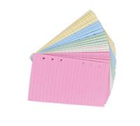 iplusmile 3 ensembles Recharge Papier Ligné Coloré Lot de Mobiles pour Cahier à Anneaux Papier de Remplacement pour Écriture Dessin et Prise de Notes Compatible avec Classeur Standard