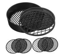 iplusmile 3 Ensembles Tamis de Jardin Manuel Plastique Kit avec Mailles Interchangeables Résistant et Facile à Nettoyer pour Tamisage de Sol Compost et Pierres