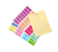 iplusmile 3 Feuilles Autocollants Clavier Piano Colorés Étiquettes Notes Amovibles Compatibles Claviers Électroniques pour Débutants et Apprentissage à Domicile ou Classe