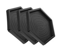 iplusmile 3 pièces Bol Alimentation Reptile Plastique Récipient Hexagonal pour Nourriture et Eau de Tortue Lézard et Gecko et Sécurisé pour Animaux Reptiliens