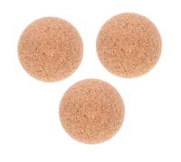 iplusmile 3 pièces Boules de Foosball Liège Accessoires Bois pour Table de Football Balles de Remplacement Résistantes pour Expérience de Jeu Améliorée