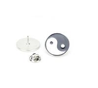 iplusmile 3 pièces Broche Femme Tai Chi Ba Gua Forme Octogonale Décoration pour Vêtements Protection Bouton Lot