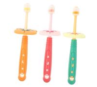 iplusmile 3 pièces Brosse à Dents Rotative pour Garçon Fille Poils Souples Nettoyage Profondeur et Massage des Gencives pour Garçons et Filles Couleur Aléatoire Couleur Aléatoire