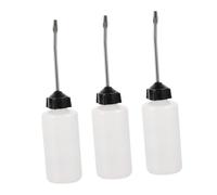 iplusmile 3 pièces Burette Huile Machine à Coudre Flacons Vides avec Bec Fer Résistant et Étanche pour Entretien et Réparation Accessoire Couture Pratique