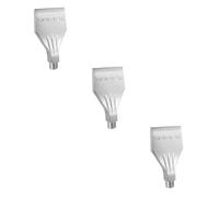 iplusmile 3 Pièces buse de soufflage Accessoire de soufflage buse plate ventilateur à jet auto raccords de compresseur d'air voiture à filetage mâle g1/4 accessoire de machine à sécher