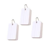 iplusmile 3 pièces Carnet de Notes Vocabulaire Cartes Mémo Doubles Faces pour Étudiants Bloc-notes de Poche Léger pour Organiser Emploi Du et Listes pour École et Bureau