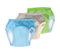 iplusmile 3 pièces Culottes Entraînement Respirantes Coton pour Tout-petits Protection Contre les Fuites Confort Ajusté Lot pour Garçons et Filles Lavables et Réutilisables
