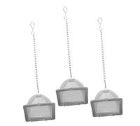 iplusmile 3 pièces Infuseur à Thé Inox avec Chaîne Filtre à Thé Acier Inoxydable Tamis Fin Fuite pour Portable et Facile à Nettoyer Usage Domestique et Professionnel