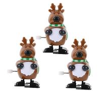 iplusmile 3 pièces Jouets à Remonter Thème Noël Jouets Mécaniques pour Fête de Noël Secret Santa