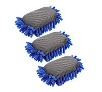 iplusmile 3 pièces Lot de Gommes pour Tableau Effaçable Éponges Chenille pour Nettoyage Ardoise et Tableau Effaceur Sec Non Abrasif pour École et Bureau