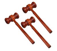 iplusmile 3 pièces Marteau de Juge Bois pour Vente Aux Enchères Maillet Multifonction Compact Finition Lisse et Sonore Clair pour et Juges