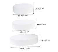iplusmile 3 pièces Modèles de Gâteau Mousse Rigide pour Décoration DIY Simulacre de Gâteau et Facile à Personnaliser pour Fêtes et Entraînement Pâtisserie