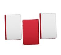 iplusmile 3 pièces Organisateur de Voyage Cuir PU Rouge de Porte Documents Multifonction pour Passeport Cartes et Accessoires Élégant et Pratique pour Toutes Occasions