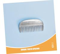 iplusmile 3 Pièces Peigne de Toilettage pour Animaux Démêlant Métallique à Dents Larges Nœuds pour Chiens et à Poils Longs Épais et Bouclés Outil de Soin et Élimination des Poils Morts