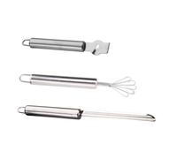 iplusmile 3 Pièces Râpe à Citron et Fruits Acier Inoxydable Zesteur Pratique et Compact Poignée Confortable Outil de Cuisine et Facile à Nettoyer