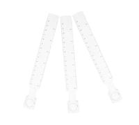 iplusmile 3 Pièces Règle de Précision Multifonction avec Échelle Centimétrique et Loupe Règle de Mesure pour Origami Dessin Modélisme et Travaux Manuels
