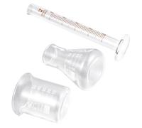 iplusmile 3 pièces Set de Instruments de Mesure de Laboratoire Gradués Verre Bécher Fiole Cylindre Gradué Outils Pratiques Résistants Aux Produits Chimiques pour Expériences Scientifiques