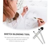 iplusmile 3 pièces Stylo Éponge de Correction pour Croquis Outil Artistique pour Effacer et Estomper les Détails avec Effet Florissant Stylo Mélangeur de Dessin Sensible Au Papier