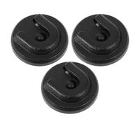 iplusmile 3 pièces Support Micro pour Voiture et Moto Fixation Adhésive Antichoc Clip Rond pour Microphone CB Radio sans Fil Support Polyvalent pour Moto et Véhicule