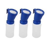 iplusmile 3 Pièces Tasse de Trempage pour Trayons de Vaches en Plastique Bleu 300 Ml Portable et Hygiénique pour Élevage en Ferme et Traite Laitière