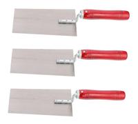 iplusmile 3 pièces Truelle à Plâtre INOX Manche Spatule Lissage Enduit Rebouchage Extérieur Finition Nivelage Professionnel