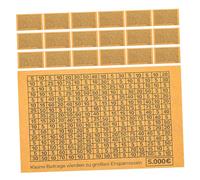 iplusmile 30 feuilles Autocollants Tirelire Économie Euros Challenge DIY de Stickers Numériques pour Boîte Épargne Compteur Personnalisé et Suivi Objectifs Financiers