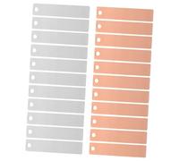 iplusmile 30 paires Bandes Cuivre et Zinc pour Expériences Scientifiques Fournitures Électrolyse et Batteries à Fruits Feuilles Électrode pour Recherches et Projets Énergétiques