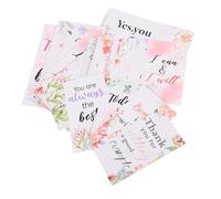 iplusmile 30 pièces Cartes Motivantes Colorées Anglais Citations pour Encouragement Quotidien Soutien et Positivité École Offrir