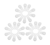 iplusmile 30 Pièces Ceiling Track Glider Rollers High Strength Low Noise Curtain Rail Pulleys for Living Room Bedroom Shower Divider