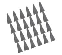 iplusmile 30 Pièces Coin Triangulaire Coins D'abattage Cales De Tronçonneuse Accessoires D'outils Agricoles Outils De Fractionnement du Bois Gris Acier à Haute Teneur en Carbone