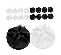 iplusmile 30 pièces Connecteurs pour Cage à Animaux Plastique Attaches Robustes pour DIY Assemblage Rapide Étagères Lot Mixte Noir et Blanc Fixations Pratiques pour Clôtures et Armoires