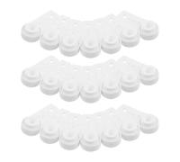 iplusmile 30 Pièces Curtain Track Rollers with Ball Bearings Noise Reducing Plastic Gliders for Smooth Sliding High Load Capacity for Living Room Bedroom Shower Privacy Dividers
