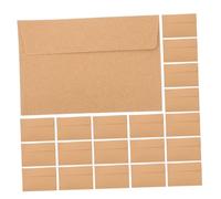 iplusmile 30 pièces Enveloppes Kraft Autocollantes pour Invitations Mariage Cartes de Lot Vrac