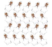 iplusmile 30 pièces Lot de Bouteilles Verre Forme de Goutte Eau avec Bouchon Liège Flacons DIY pour Souhaits Stockage Décoratif Polyvalent pour Bonbons et Souvenirs