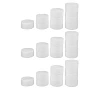 iplusmile 30 Pièces Moule à Gâteau Mousseux en Polystyrène Blanc | Disques Ronds Empilables, Surface Lisse, Facile à Couper, pour Géométrie, Décorations et Projets Artistiques
