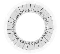 iplusmile 300 pièces Étiquettes de Couture Garçon Fille Mois Vêtements Polyester Marquage pour Suivi Croissance Mois