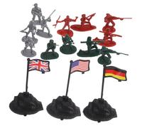 iplusmile 300 pièces Lot de Figurines Soldats Plastique pour Table de Sable Modèles Miniatures Dynamiques et Solides pour Projets DIY de Paysages Micro et Décors de Guerre Moderne