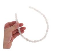 iplusmile 33 Pièces Perles Pierre Naturelle Rectangulaires pour Fabrication Bijoux DIY Perles Allongées avec Trous Droits Environ par Fil pour Bracelets et Colliers