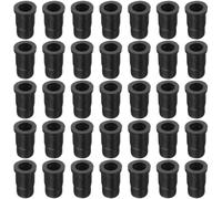 iplusmile 35pièces Manchons de Douille de Roulette Abs Résistants pour Meubles Inserts de Douille pour Roulettes à Tige Accessoires Professionnels pour Fixation Solide et Anti-desserrage