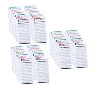 iplusmile 36 pièces Budget Cards Six-hole Punch Hole Budget Sheets Organizer For Financial Planning And Expense Management