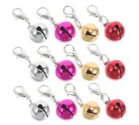 iplusmile 36 Pièces Cloche Colorée pour Collier de Chien et Chat Accessoires Diy Durable pour Décoration et Porte Clés Sons Doux et Apaisants