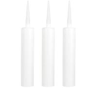 iplusmile 3Pcs Cartouche Vide Réutilisable - Tube Rechargeable en Caoutchouc pour Mastic, Calfeutrage et Enduit - Pour Réparer les Fissures, Carreaux, Fenêtres et Projets Bricolage