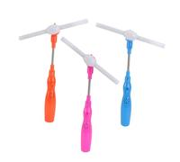 iplusmile 3pièces Bâtons Musicaux Rotatifs Lumineux pour Garçon Fille Jouet Brillant Et Musical Lot de Couleurs Rouge Rose Bleu