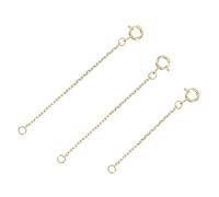 iplusmile 3pièces Chaîne Rallonge Argent Sterling Pour Colliers Et Bracelets Extensions Ajustables Accessoires Bijoux Femme Diy