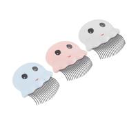 iplusmile 3pièces Epilateur Pour Animaux Outil De Mue Portable Brosse De Toilettage Pour Chat Peigne Pour Animaux Éliminateur De Sous-poil Peigne De Toilettage