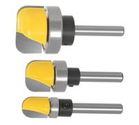 iplusmile 3pièces Fraises De Fraisage à Rainure Bois Coupe Arrondie Au Fond Manche Durables Et Résistantes Pour Travail Du Bois Et Sculpture