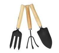 iplusmile 3pièces Mini Outils De Jardinage Manche Pelle Râteau Bêche pour Garçon Fille Intérieur Extérieur Plante Légume