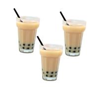 iplusmile 3Pièces Miniatures de Au Lait de Accessoires Décoratifs pour Maison de Fausse Réaliste pour Création Intérieurs Miniatures