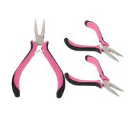iplusmile 3pièces Pince à Extensions de Cheveux Alliage Outil Professionnel pour Pose Dépose Lot de Pinces à Micro-anneaux