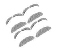 iplusmile 4 Ensembles Accessoires de Faux Sourcils et Barbe pour Costume de Vieil Homme Autocollants Auto Adhésifs pour Fêtes Halloween et Cosplay